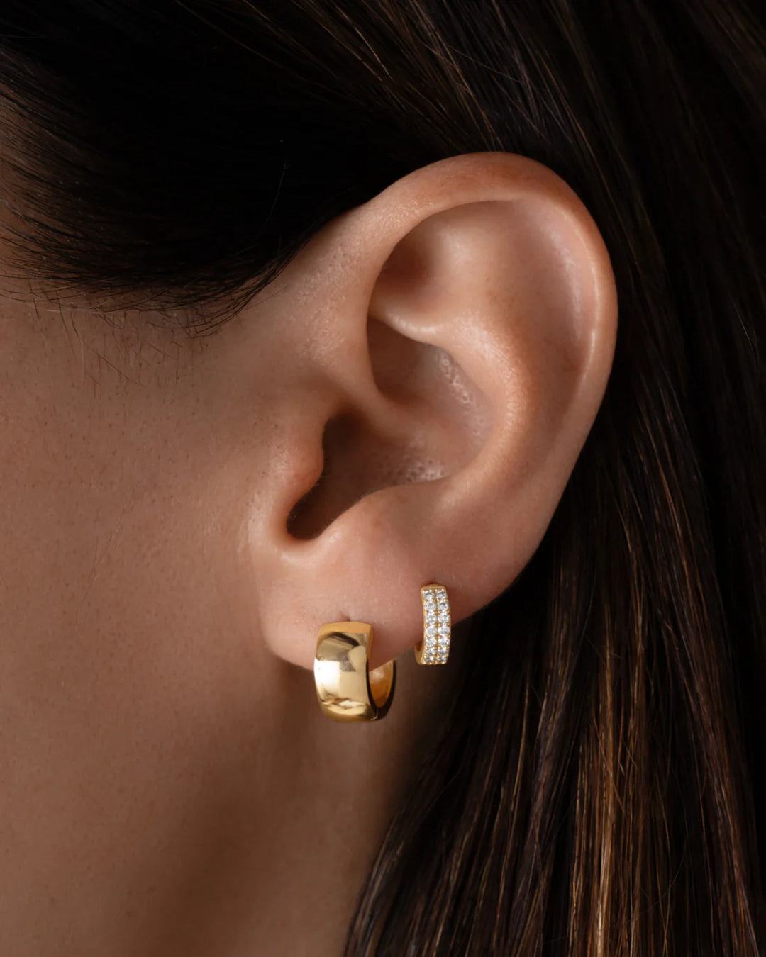 Small Chunky Hoops