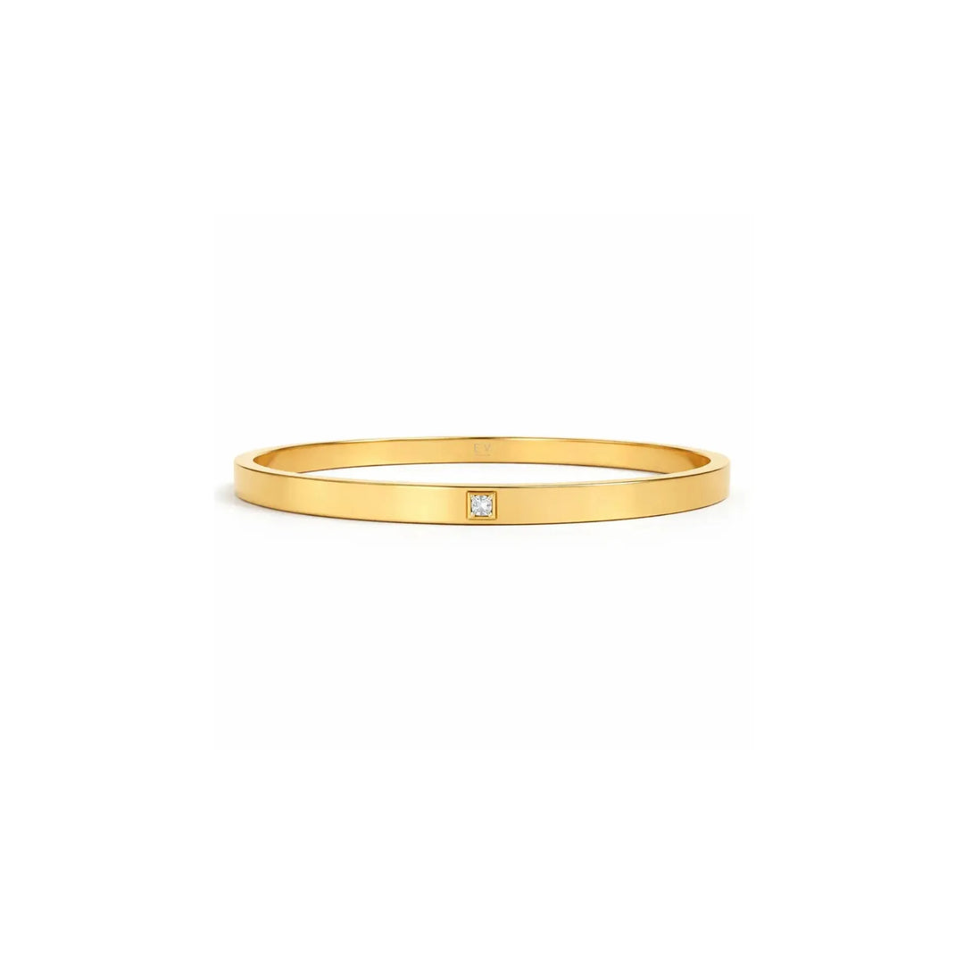 Solitaire Bangle Bracelet