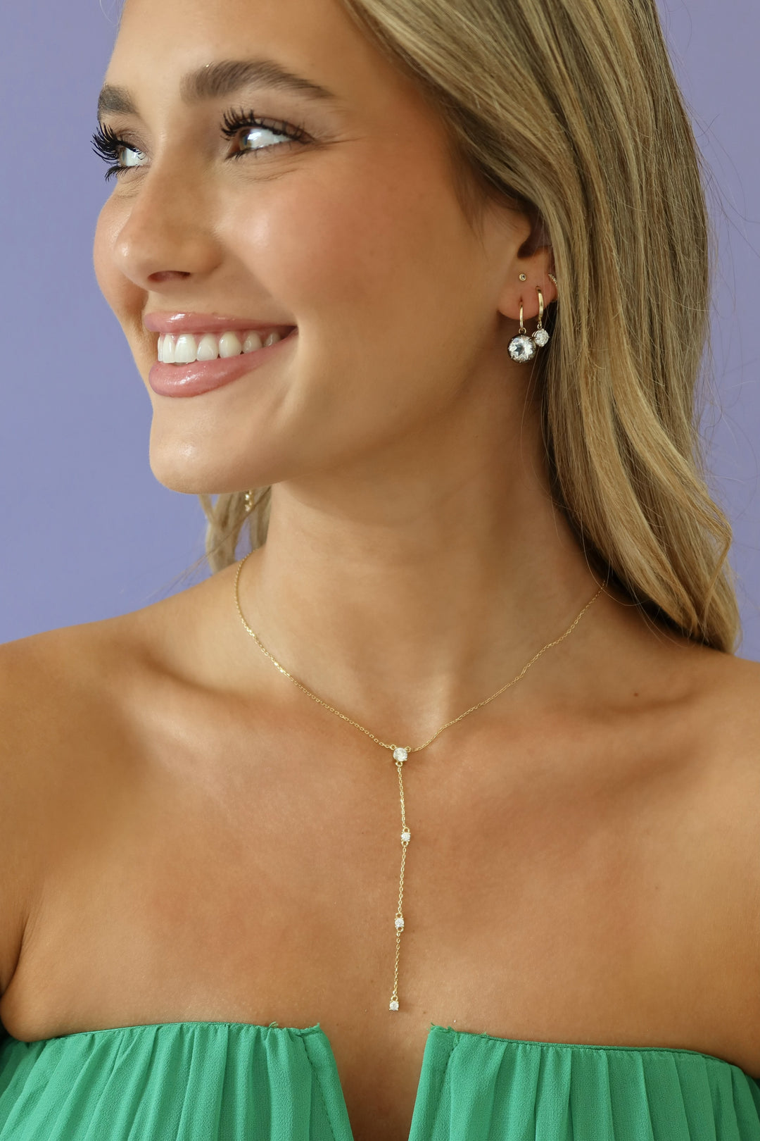 Sparkle Lariat Necklace