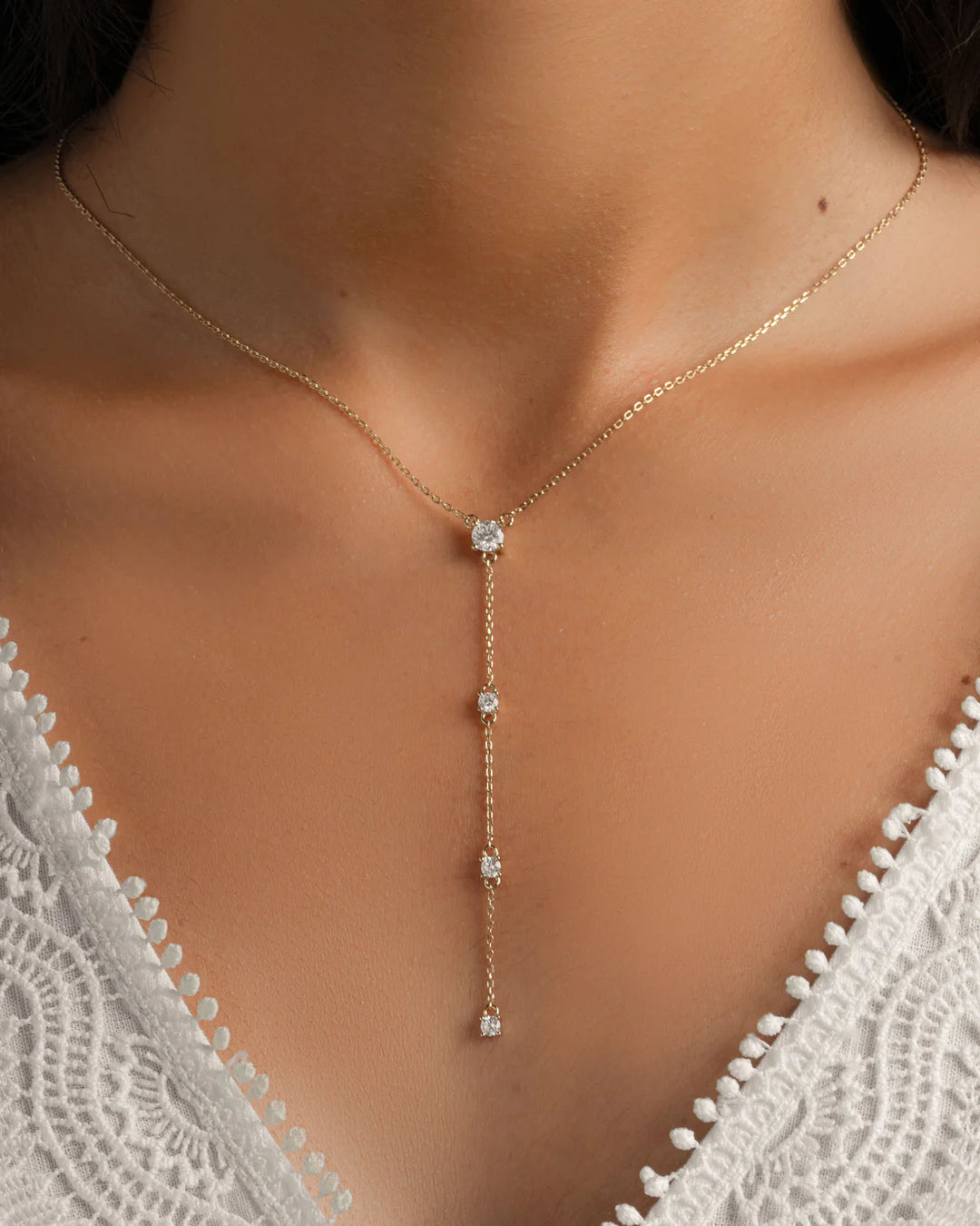 Sparkle Lariat Necklace