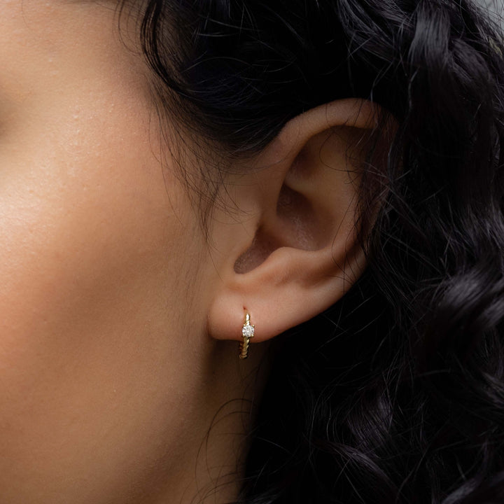 Spiral Huggies-Embark Fine Jewelry