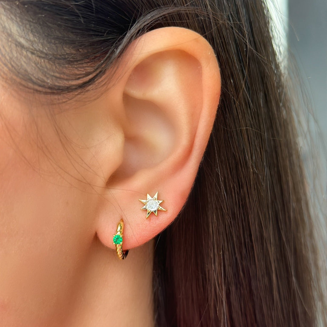 Spiral Huggies-Embark Fine Jewelry