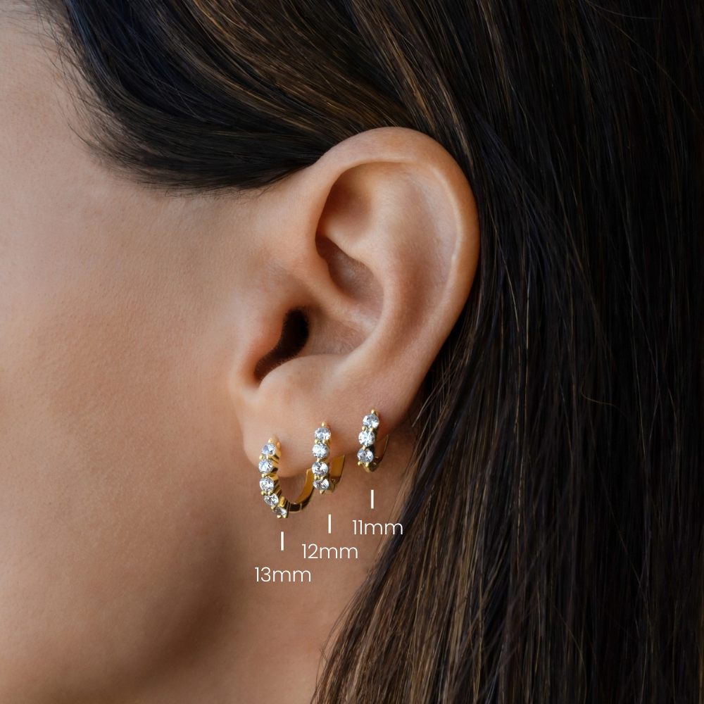 Stacy Hoops - 3 Sizes