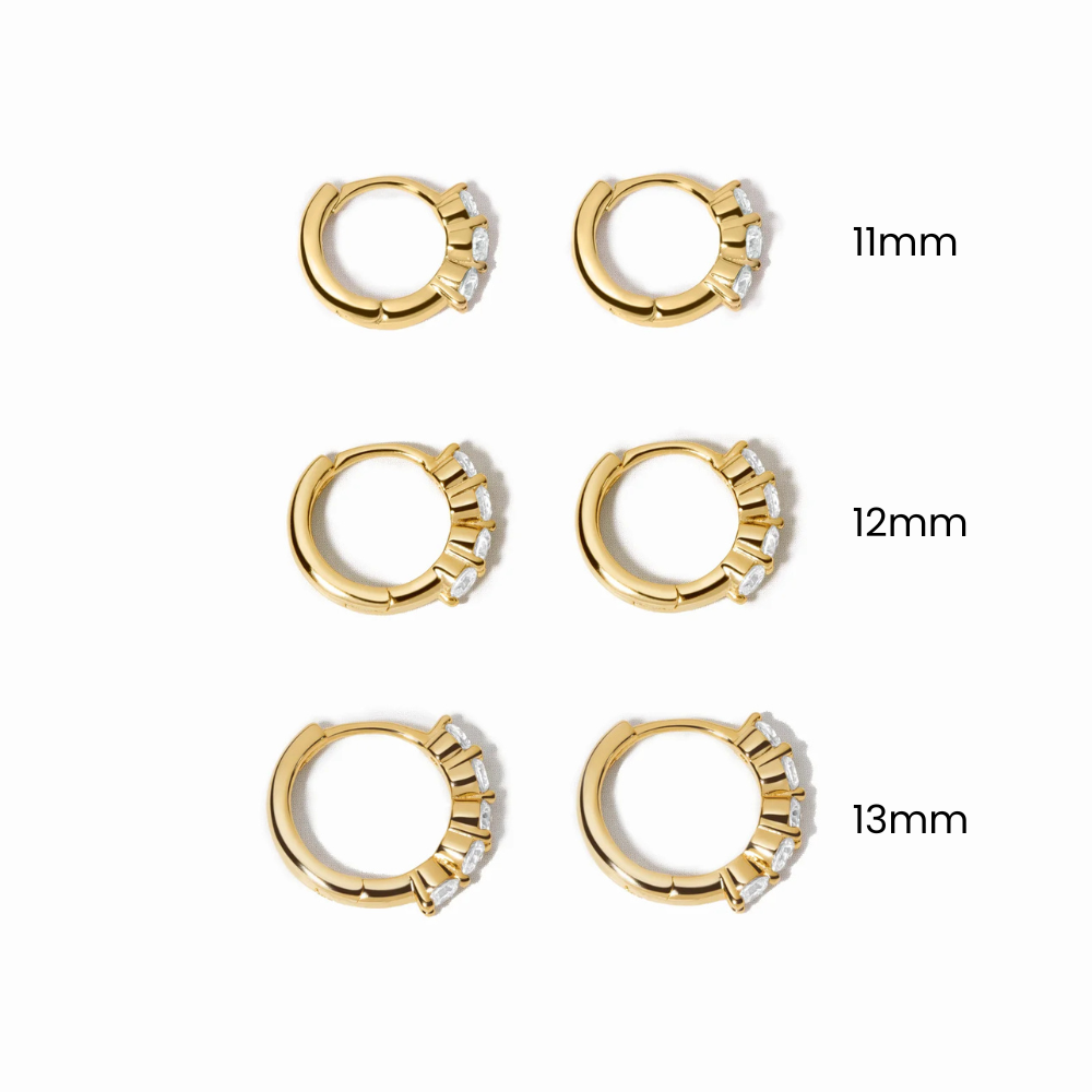 Stacy Hoops - 3 Sizes