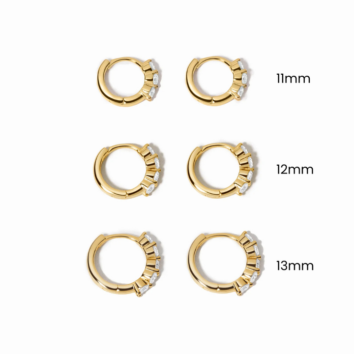 Stacy Hoops - 3 Sizes