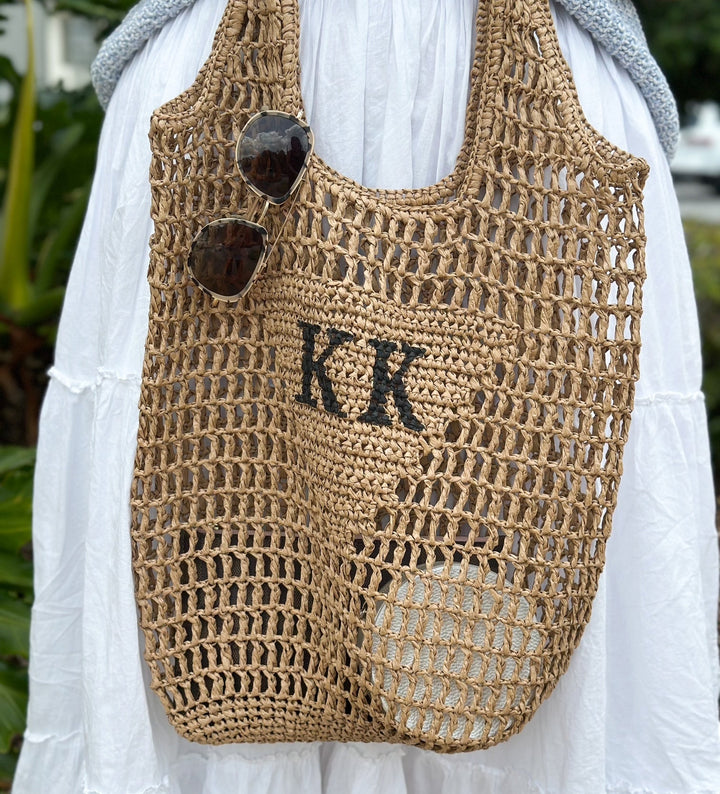 Straw Bag (No Painted Initials)