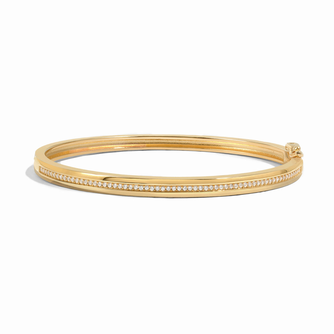 Stripe Accented Bangle