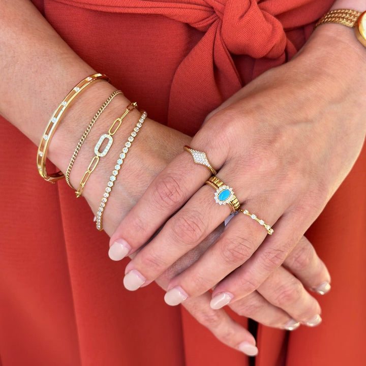 Studded Bangle-Embark Fine Jewelry