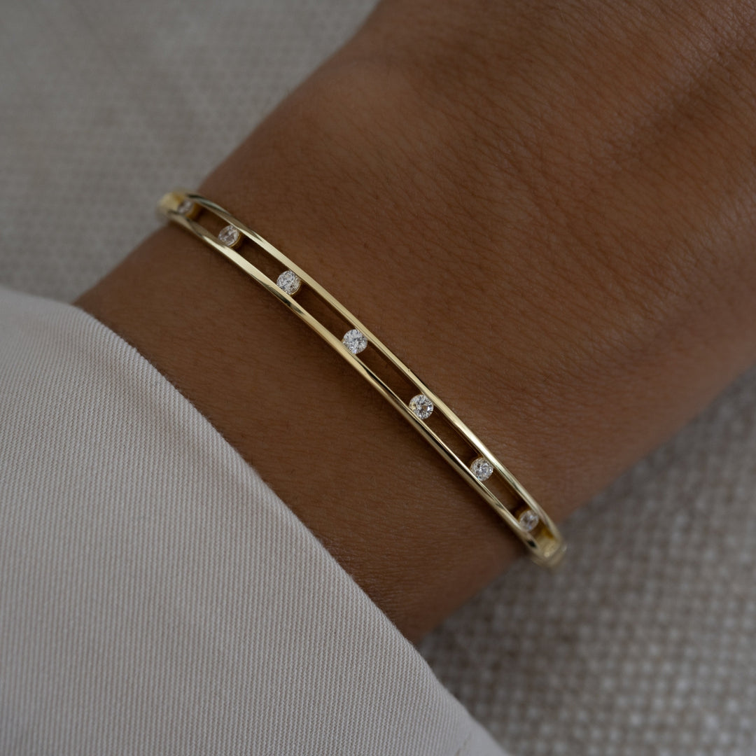 Studded Bangle-Embark Fine Jewelry