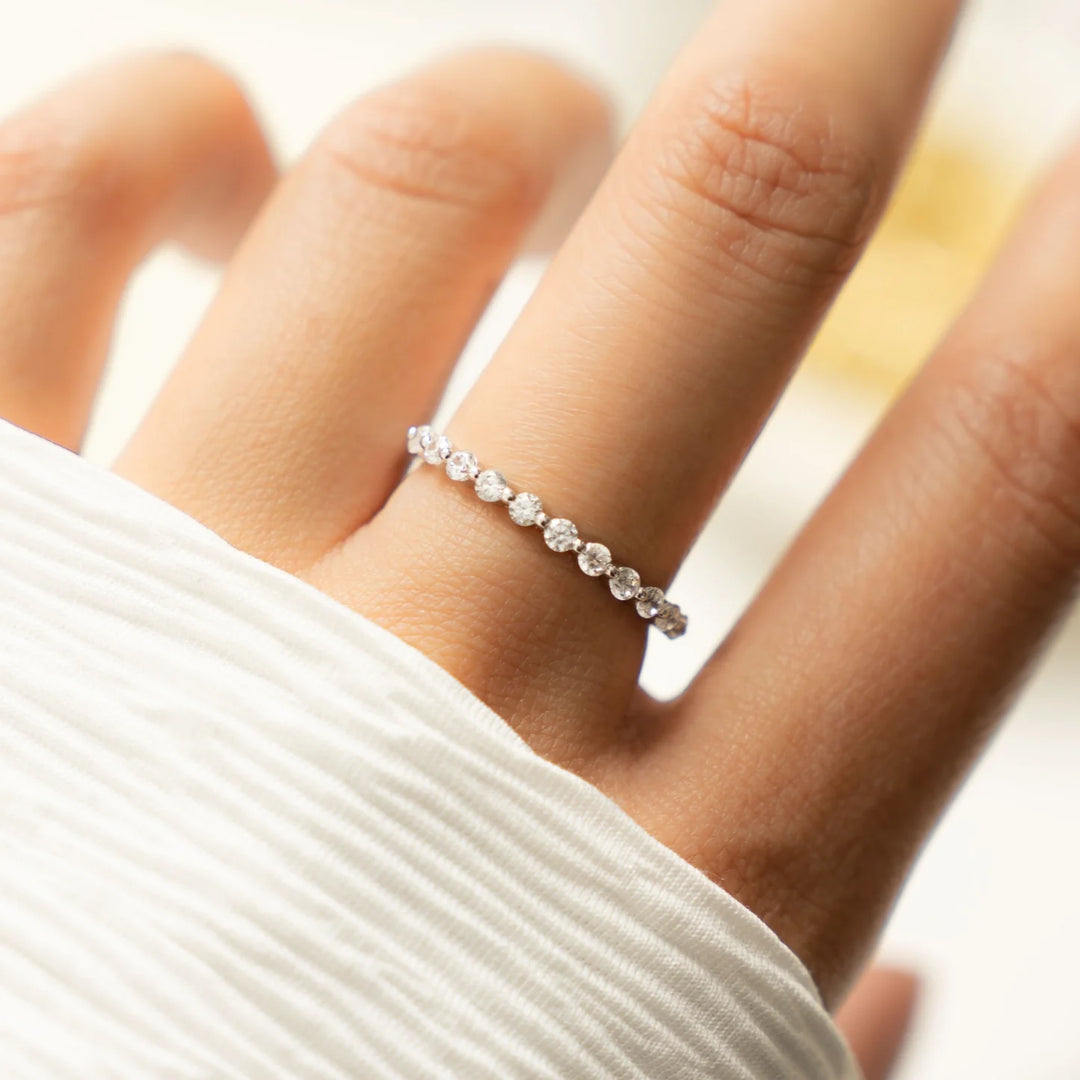 Studded Stacking Ring-Embark Fine Jewelry