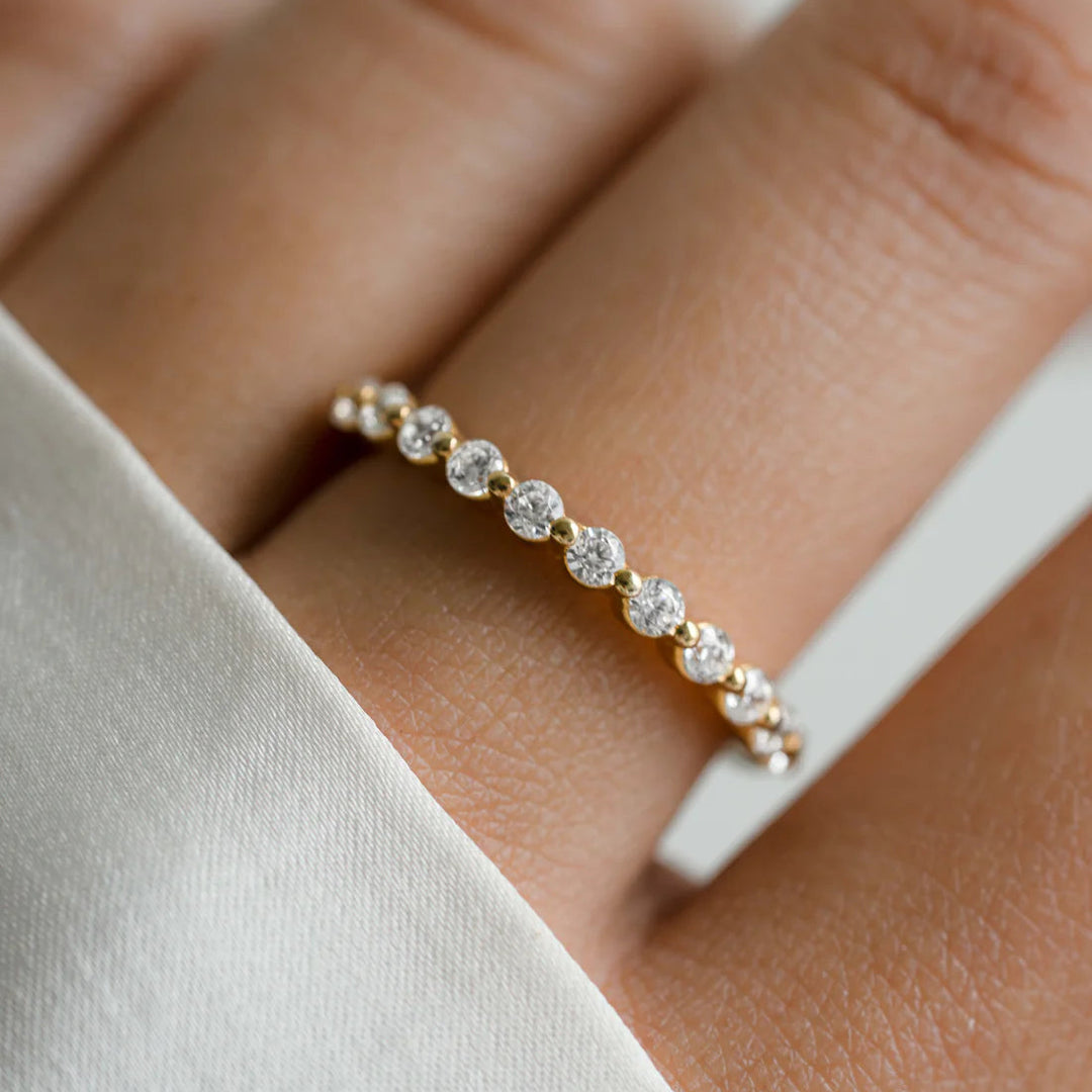 Studded Stacking Ring-Embark Fine Jewelry