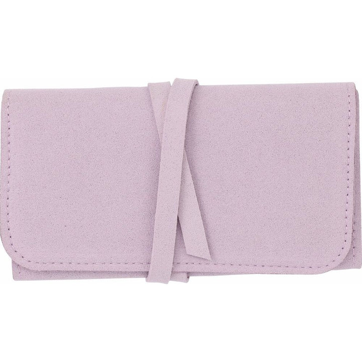 Suede Roll-Up Travel Case