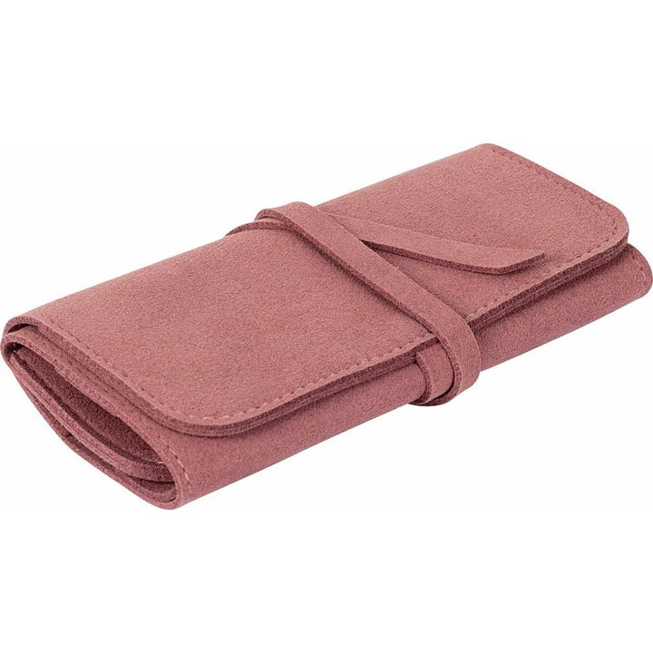 Suede Roll-Up Travel Case