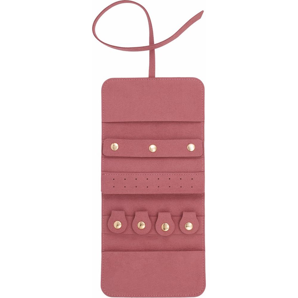 Suede Roll-Up Travel Case