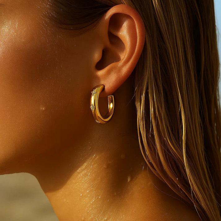 Sunburst Hoops-Embark Fine Jewelry
