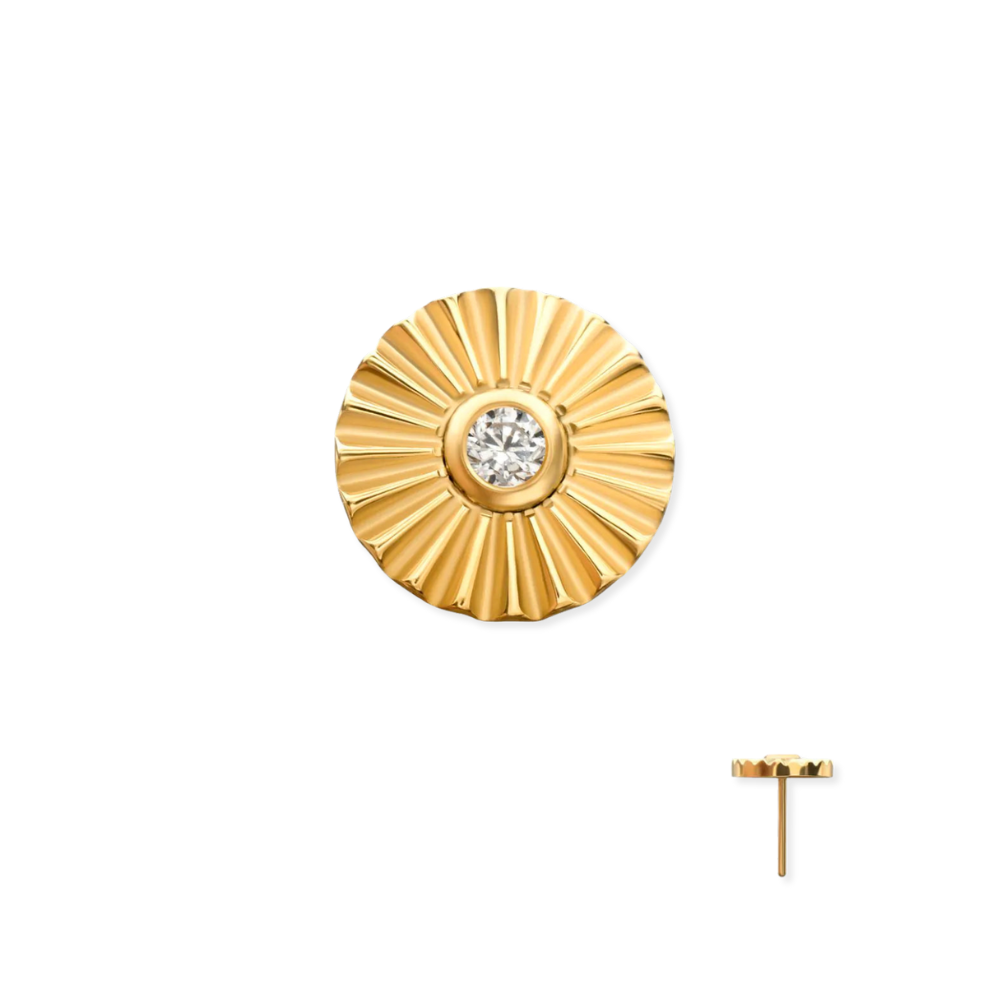 Sunburst Flat Back Top