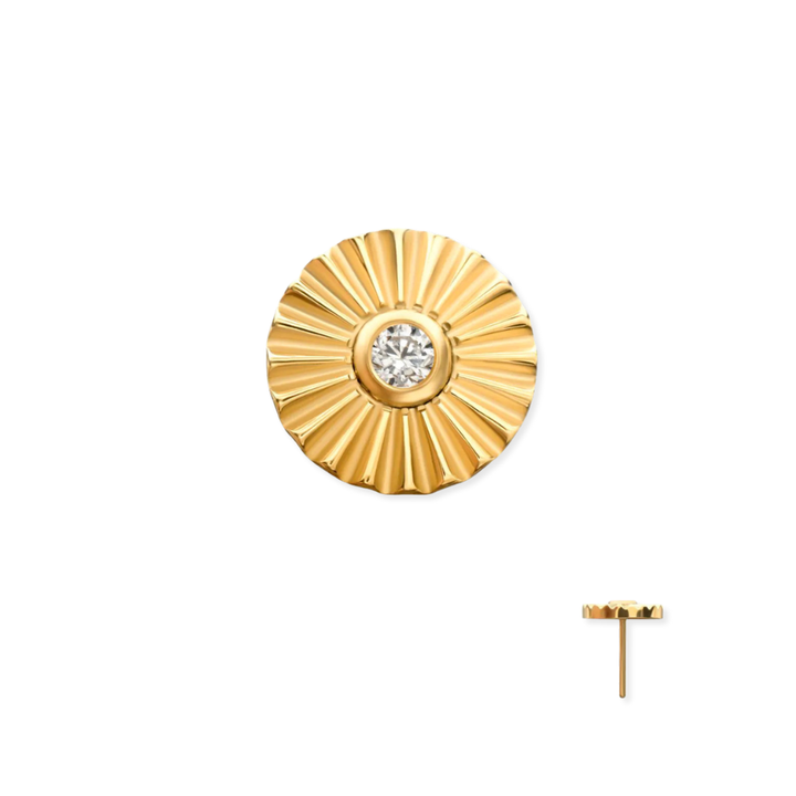 Sunburst Flat Back Top