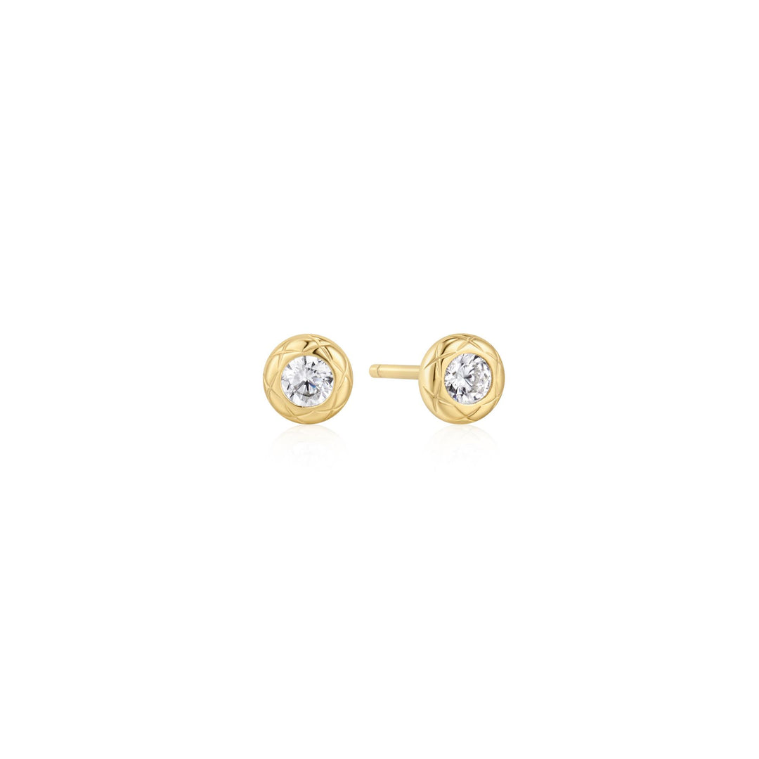 Textured Bezel Studs