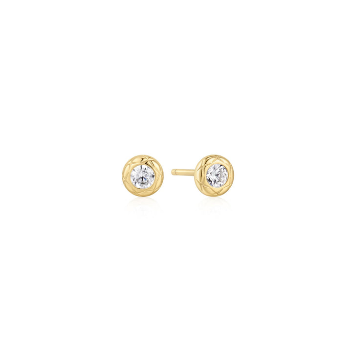 Textured Bezel Studs