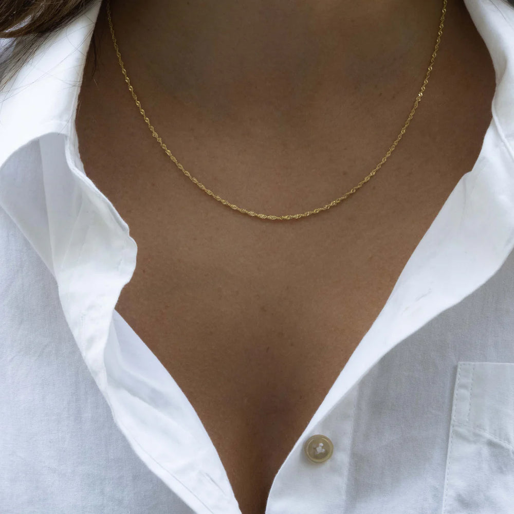 Thin Twisted Chain-Embark Fine Jewelry