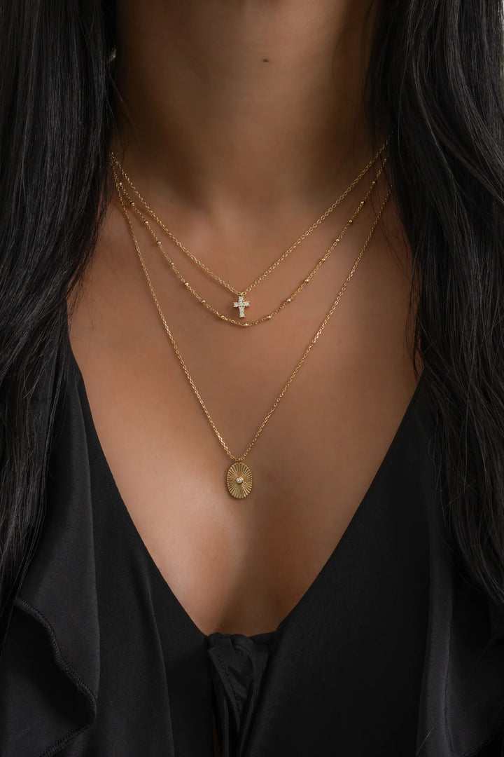 Tiny Cross Necklace-Embark Fine Jewelry