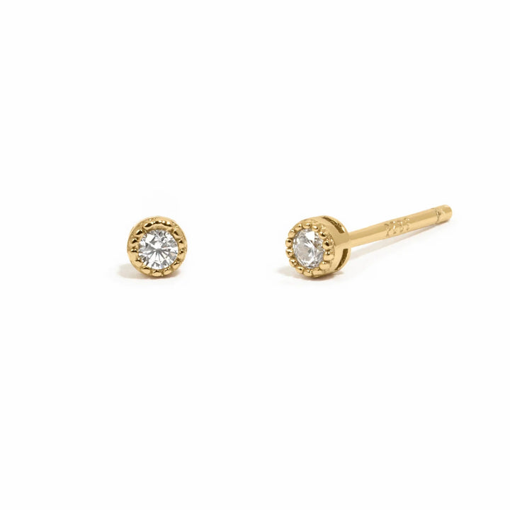 Tiny Diamond Stud