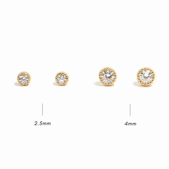 Tiny Diamond Stud