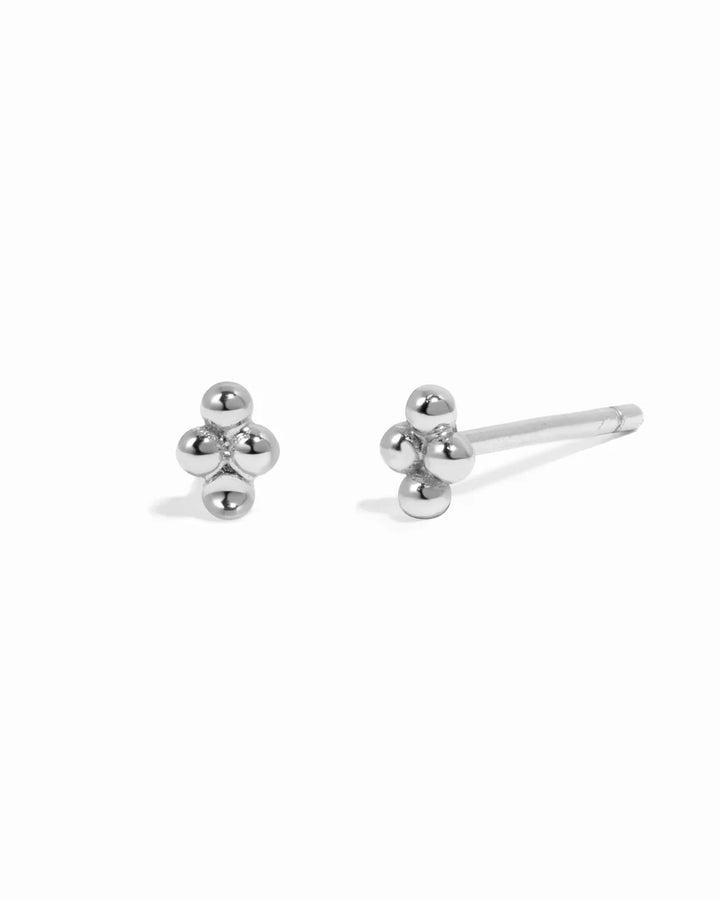 Tiny Four Bead Stud