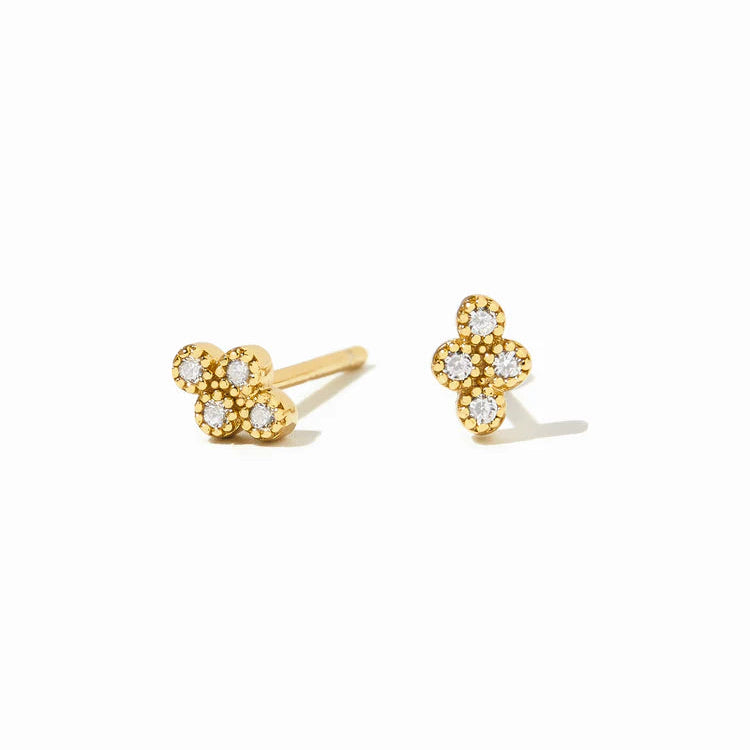 Tiny Four Stone Stud-Embark Fine Jewelry