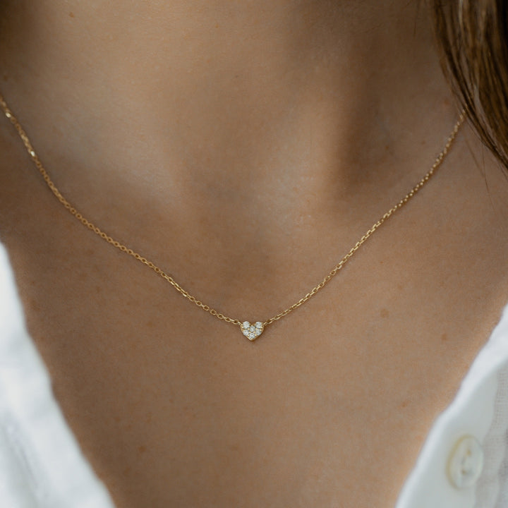 Tiny Heart Necklace-Embark Fine Jewelry