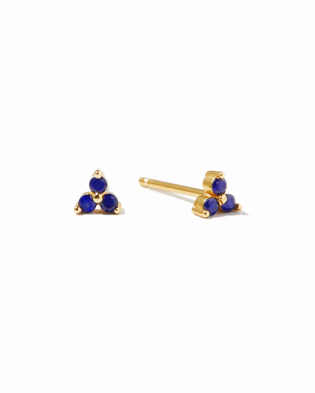 Tiny Trio Gemstone Stud