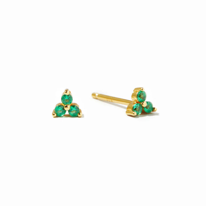 Tiny Trio Gemstone Stud