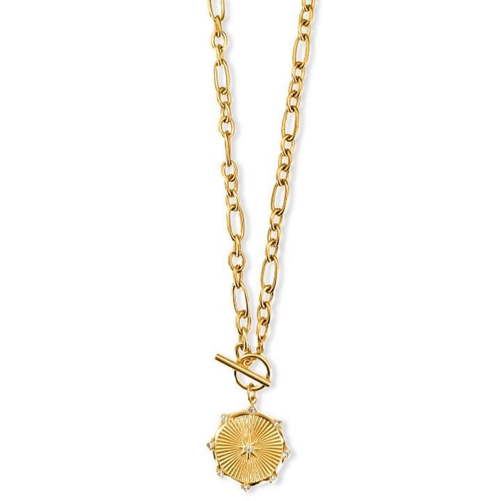 Toggle Chain Medallion Necklace-Embark Fine Jewelry
