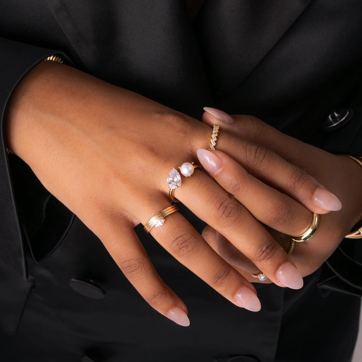 Toi et Moi Pearl Ring-Embark Fine Jewelry