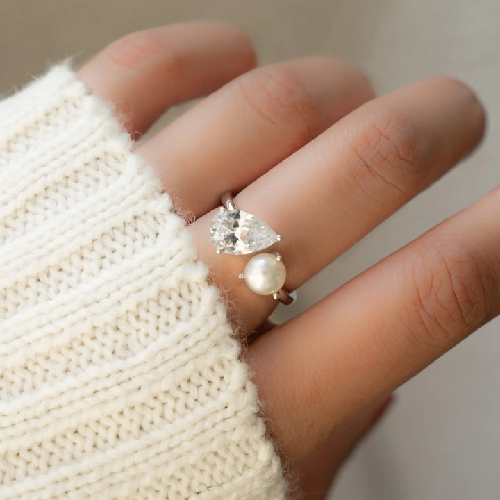 Toi et Moi Pearl Ring-Embark Fine Jewelry