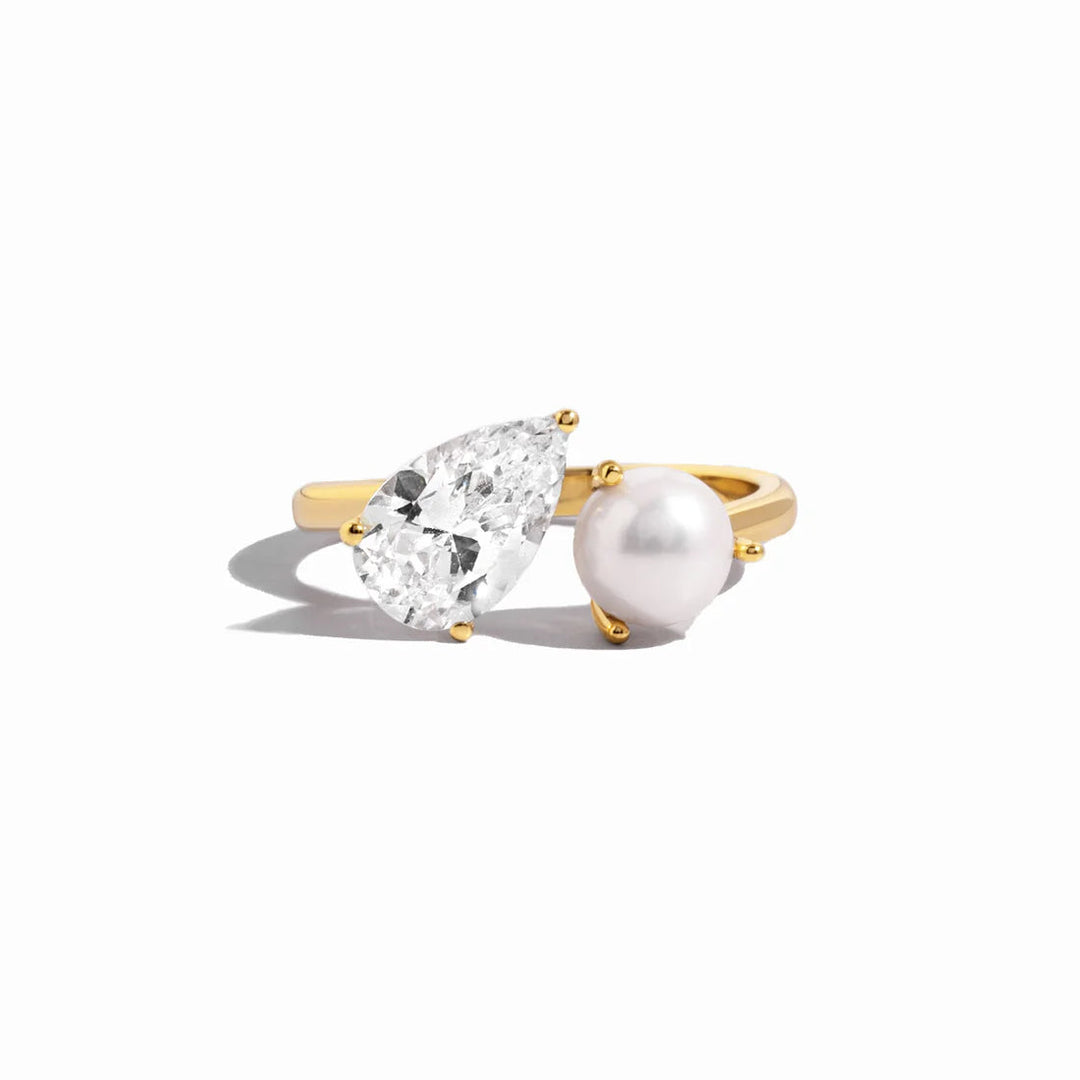 Toi et Moi Pearl Ring