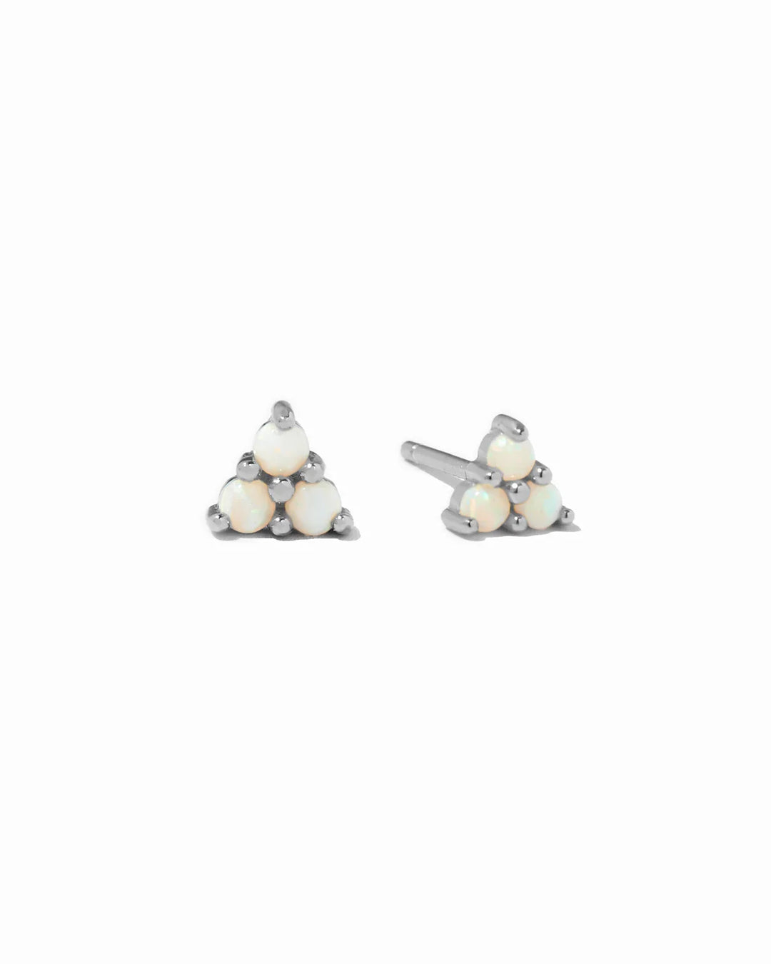 Trio Gemstone Stud