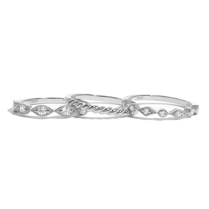 Trio Ring Set-Embark Fine Jewelry