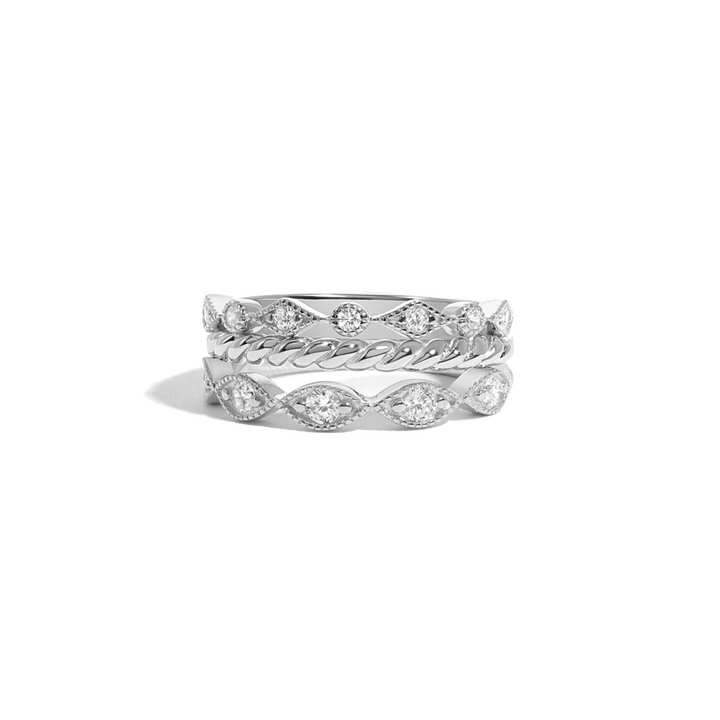 Trio Ring Set-Embark Fine Jewelry