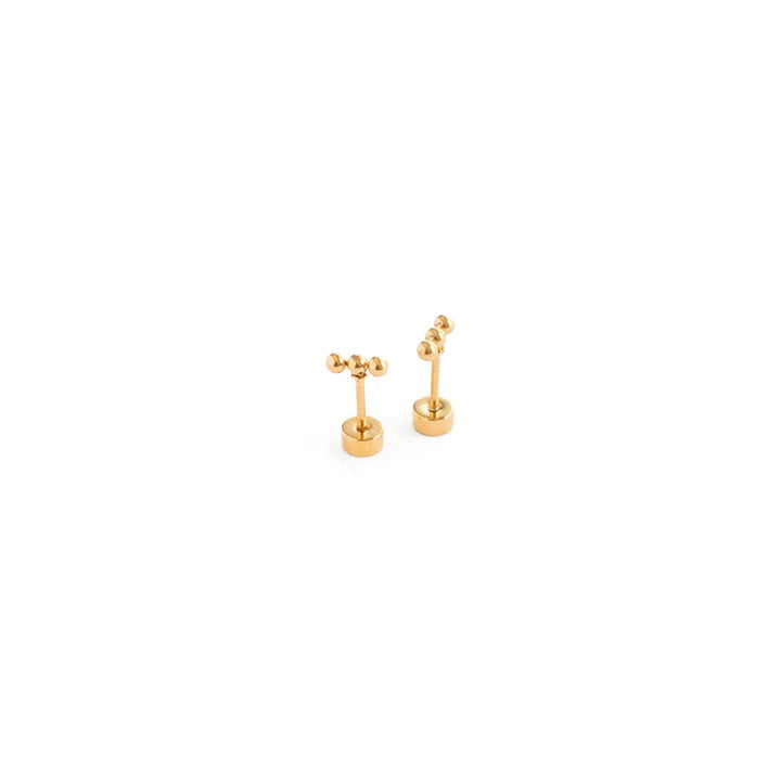 Triple Ball Studs-Embark Fine Jewelry