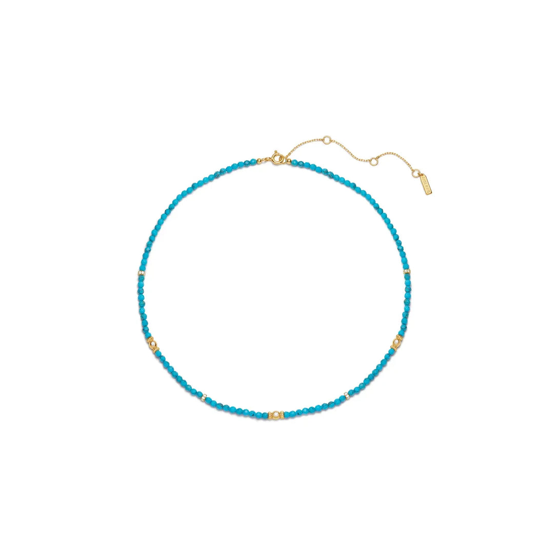 Turquoise &amp; Bead Necklace