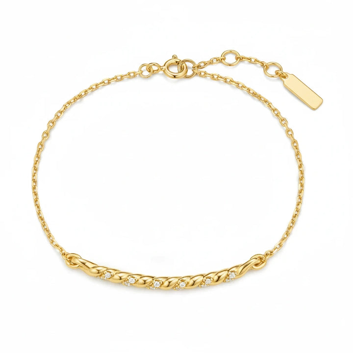 Twisted Bar Bracelet