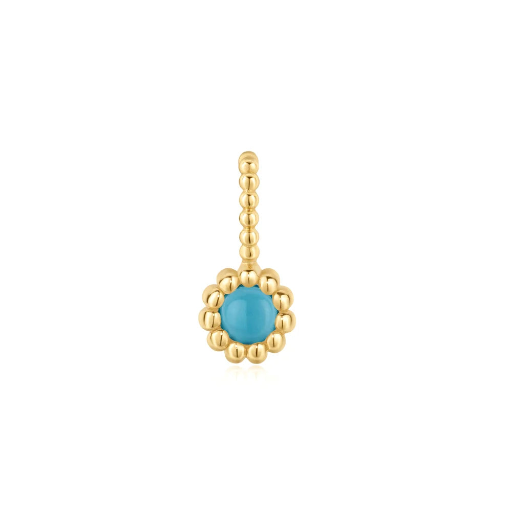 Two-Sided Gemstone Charm
