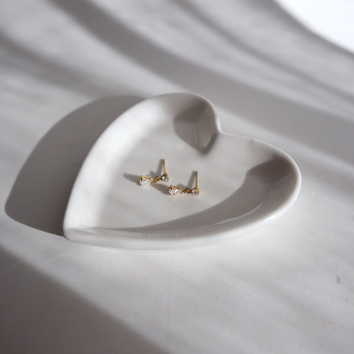 Two-Stone Drop Earring