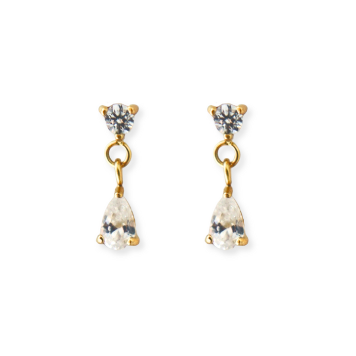 Two-Stone Drop Earring