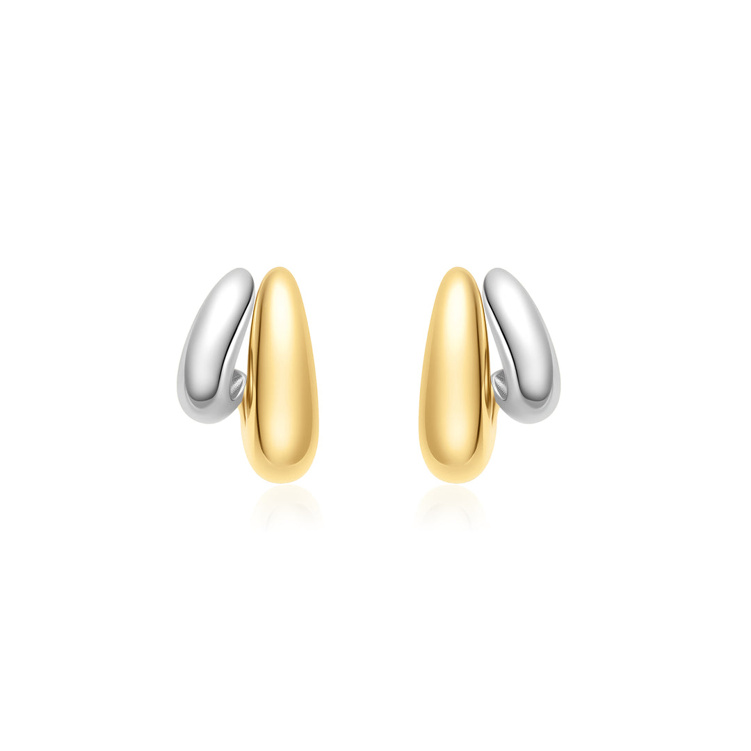 Two-Tone Double Dome Hoops