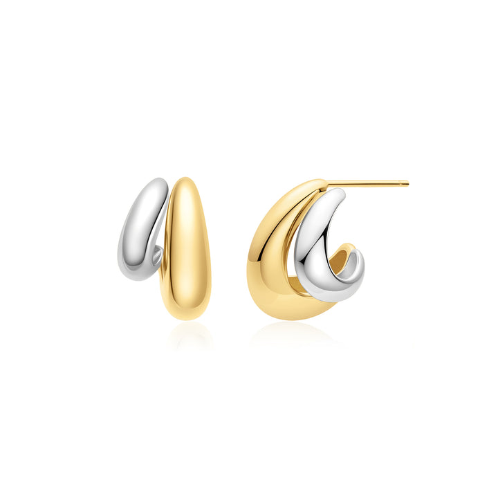 Two-Tone Double Dome Hoops