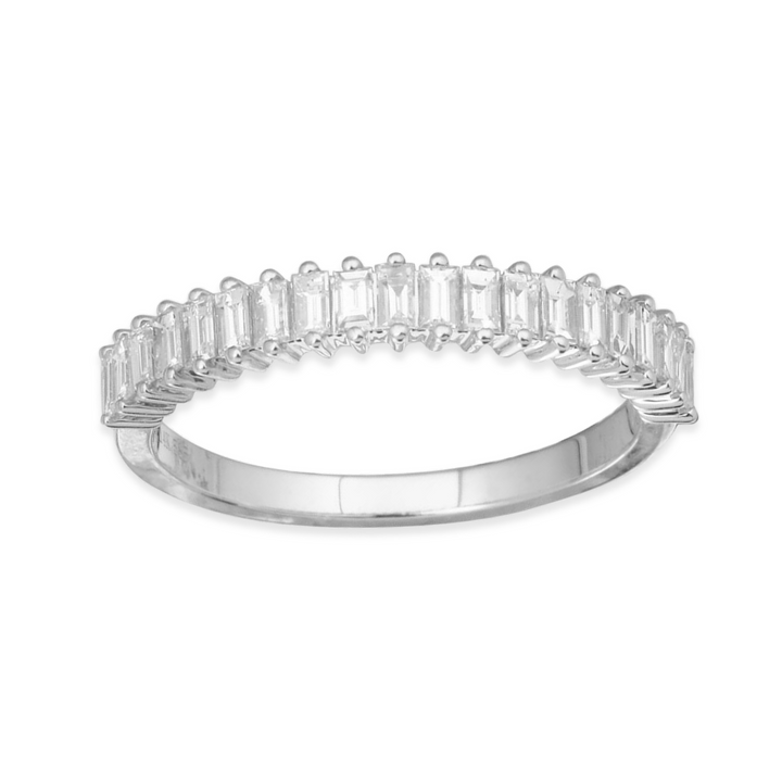 14K Baguette Diamond Anniversary Ring