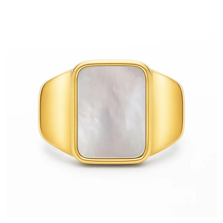 Mother of Pearl Statement Ring