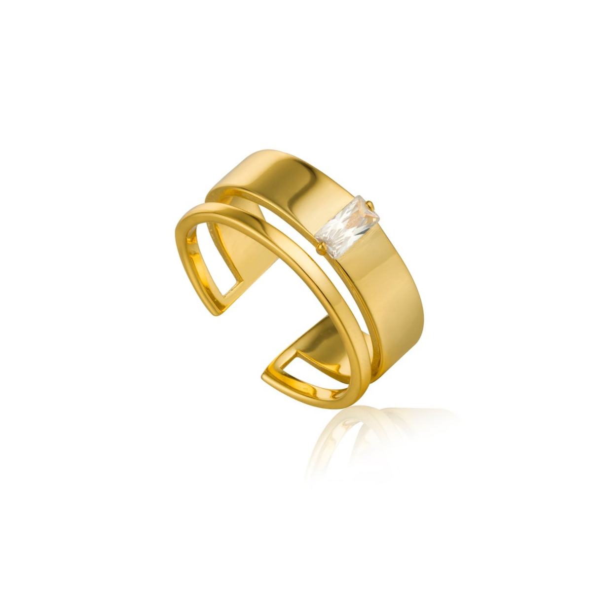 Glow Wide Adjustable Ring
